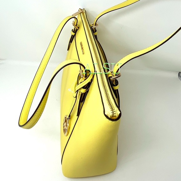 Michael Kors Ciara LG Top ZipTote Sunshine Yellow - Picture 5 of 9